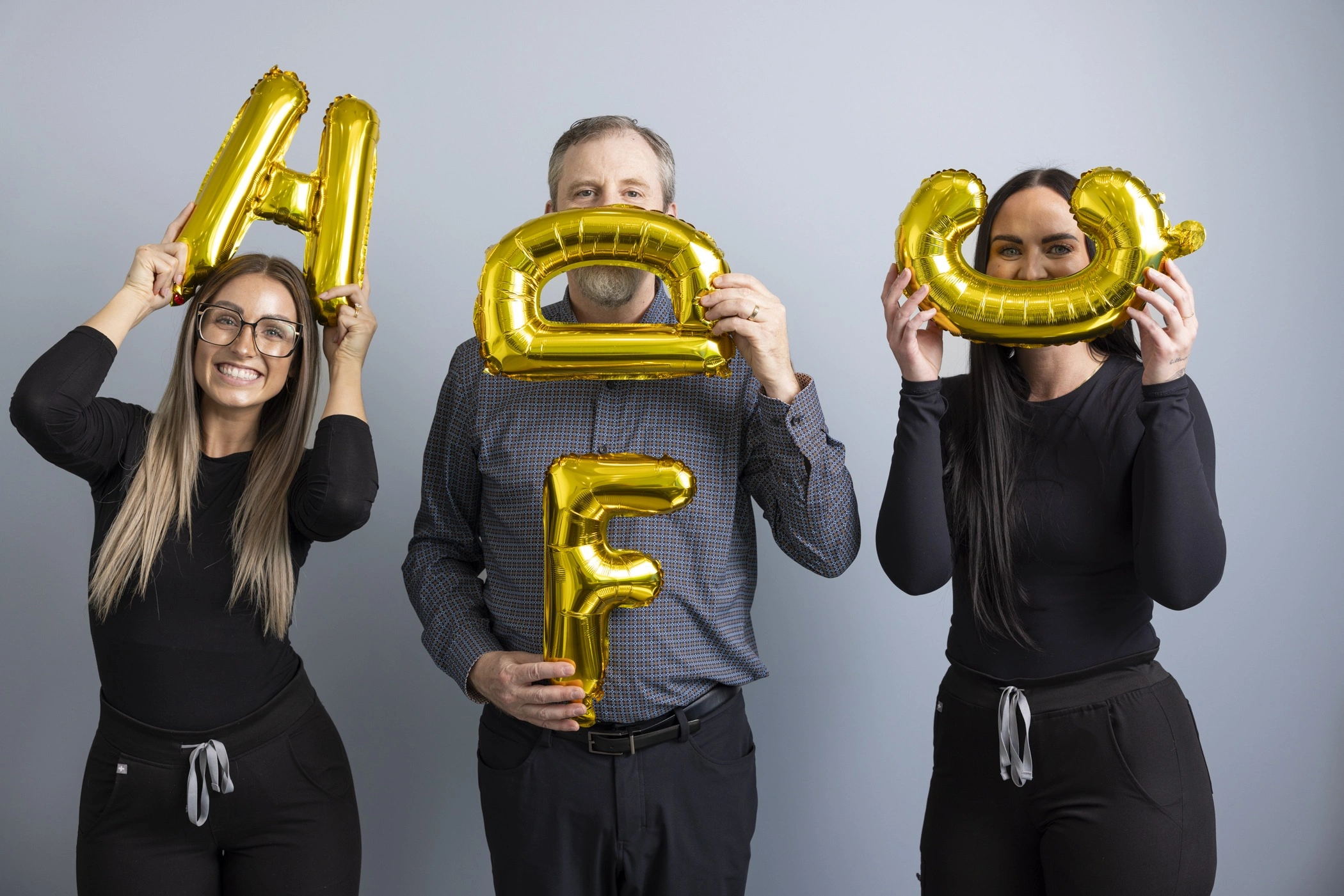 our team celebrating patient-focused dental care